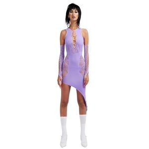 Poster Girl Carrie Dress in Lilac
